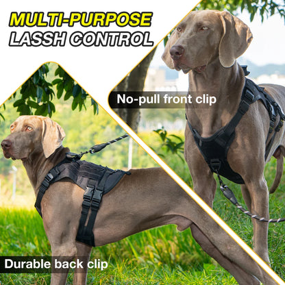 Tactical Chest Strap Dog Harness with Reinforcement Loop