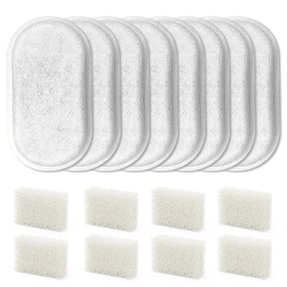 Water Fountain Replacement Filters - 2L Stainless Steel Pet Fountain Purifier