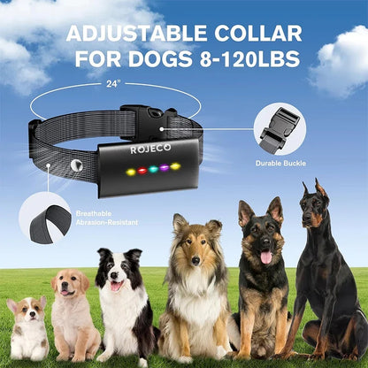 Remote Dog Training Collar — 1600ft Range, IP67 Waterproof & Bark Control