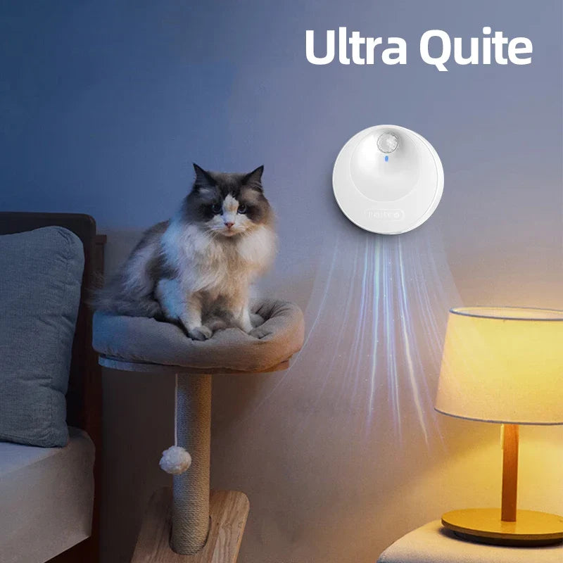 Smart Cat Litter Deodoriser — 4000mAh Automatic Odour Purifier for Litter Boxes