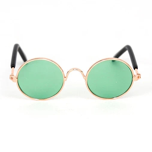 Vintage Round Pet Sunglasses for Cats & Small Dogs