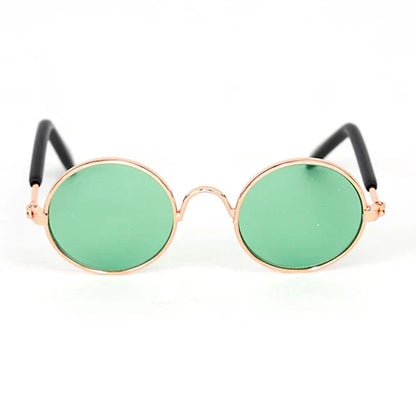 Vintage Round Pet Sunglasses for Cats & Small Dogs