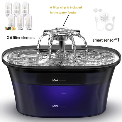 2.5L USB Pet Water Fountain