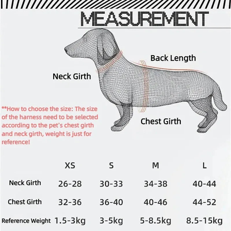 Adjustable Dog Harness Chest Strap