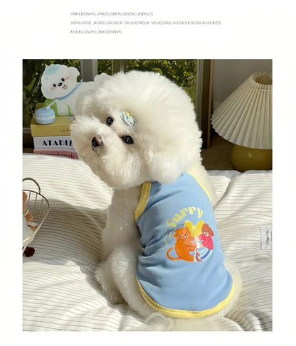 2-in-1 Cooling Slip Dress & Vest for Small Dogs & Cats | Breathable Summer Princess Skirt for Chihuahuas & Puppies