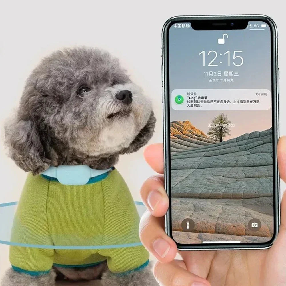 Smart Pet Collar Tracker for Cats & Dogs — 6–12 Month Battery Life