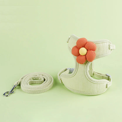 Breathable Adjustable Harness & Leash Set for Cats and Small Dogs