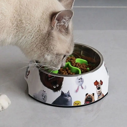 Silicone Slow Feeder Bowl Insert with Suction Cups