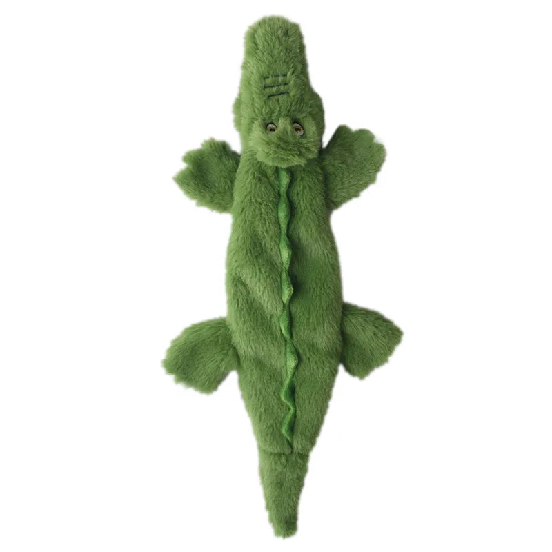 Stuffing-Free Squeaky Dog Toy with Crinkle