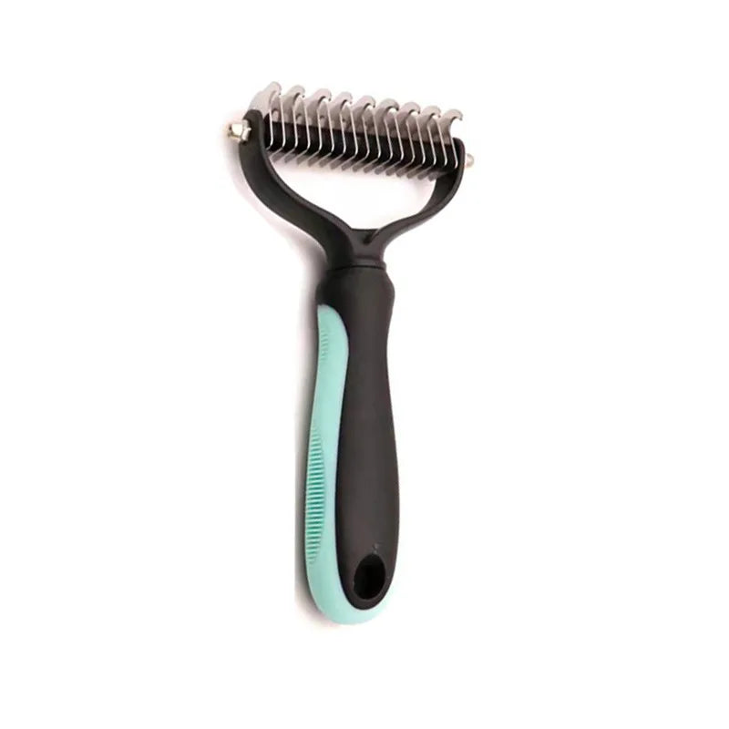 Pet Deshedding Brush - Professional Dog & Cat Hair Remover Grooming Comb