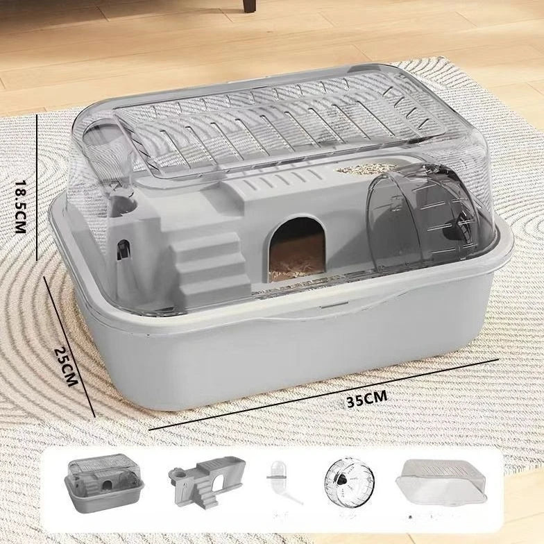 Large Hamster Cage with Acrylic Panels