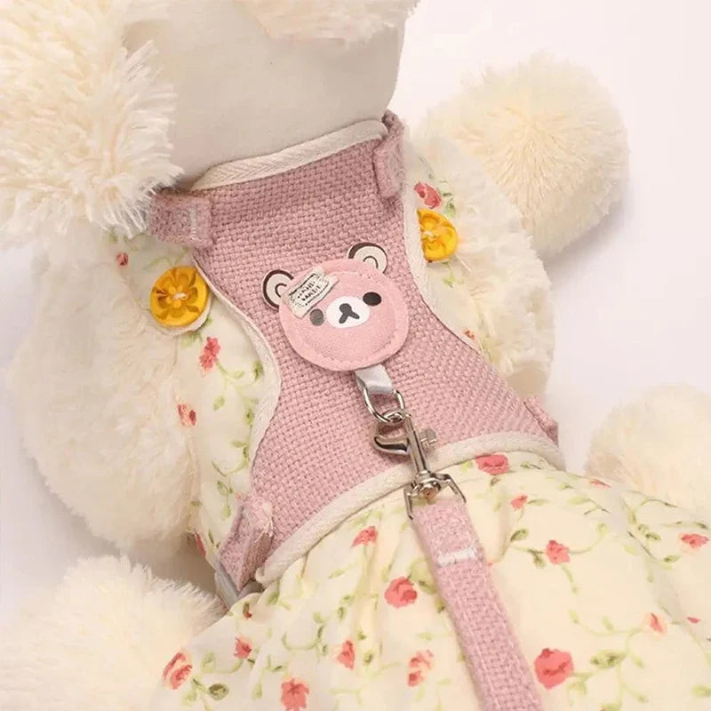 Adjustable Harness & Collar for Kittens and Small Pets