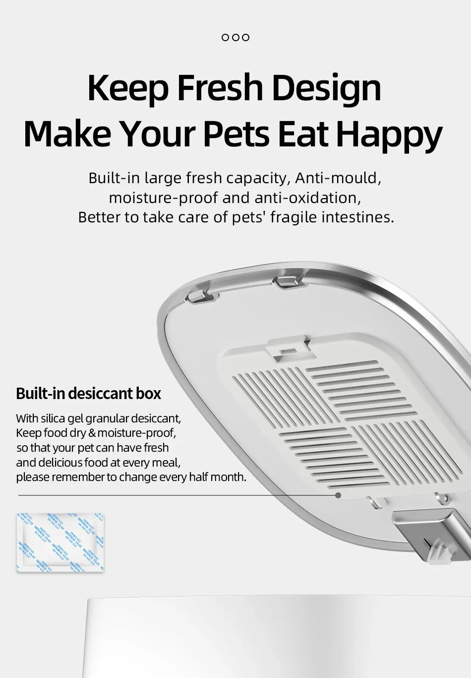 Smart WiFi Automatic Cat Feeder with Remote Control