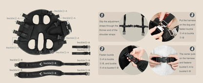 5-in-1 Dog Lift Harness & Sling Carrier with Spine Support