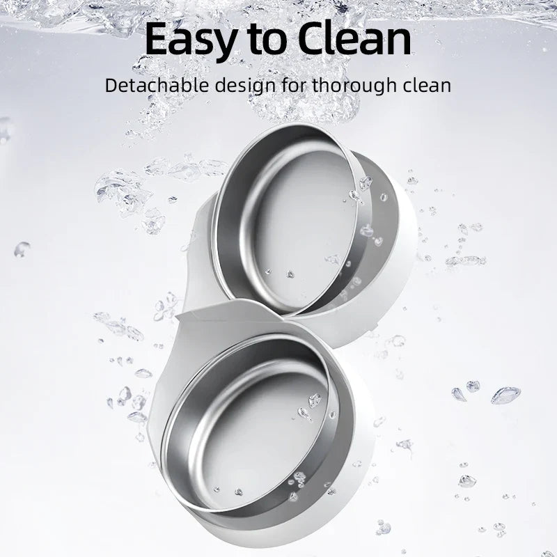 Stainless Steel Single & Double Bowl Accessories For 4L Automatic Pet Feeder Cat Food Dispenser Without Pet Feeder