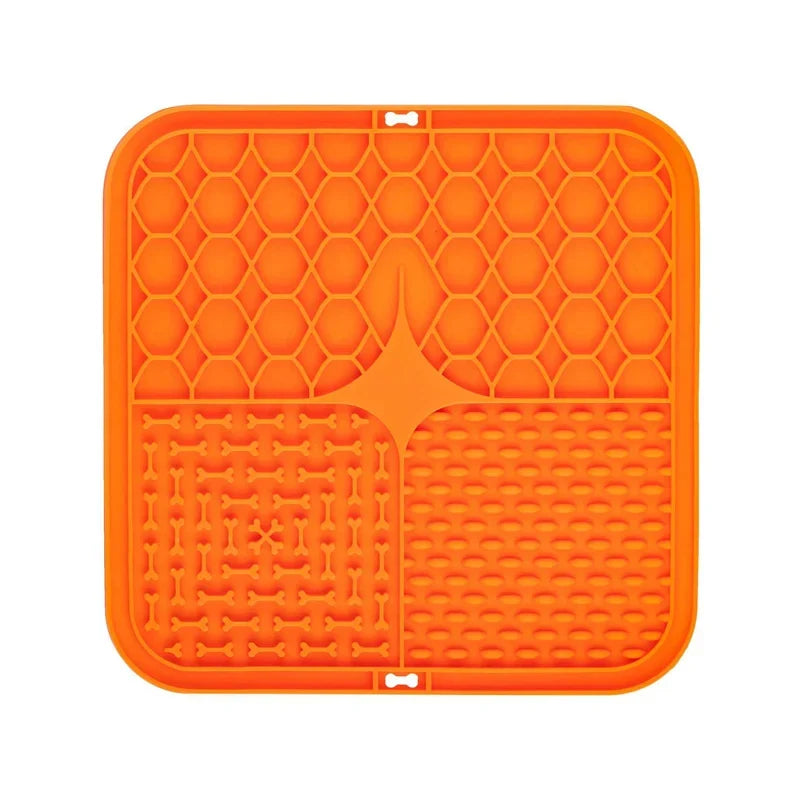 Silicone Lick Mat for Dogs — Slow Feeder & Bath Distraction
