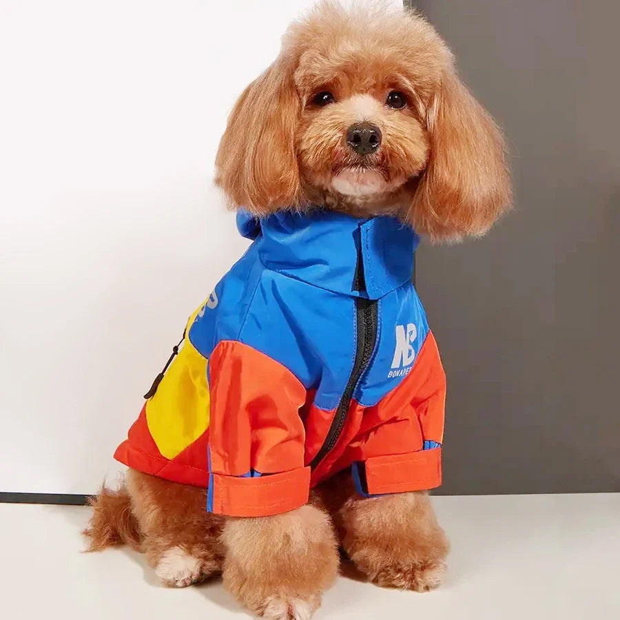 Waterproof Hooded Dog Raincoat & Sport Hoodie