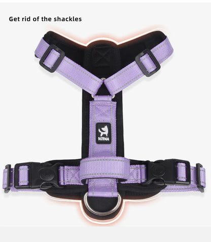 No-Pull Padded Vest Harness with Reflective Straps for Small & Medium Dogs