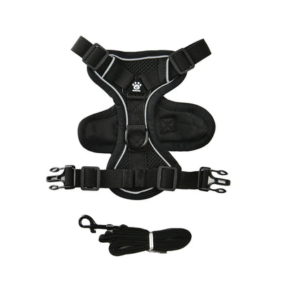 Escape-Proof Reflective Cat Harness & Leash Set — Breathable Vest for Outdoor Walking
