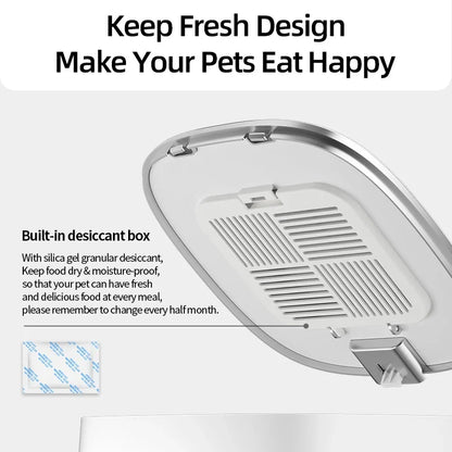 Smart WiFi Automatic Cat Feeder with Remote Control