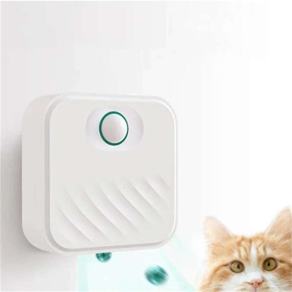 Smart Cat Litter Box Odor Purifier - Rechargeable Air Deodorizer