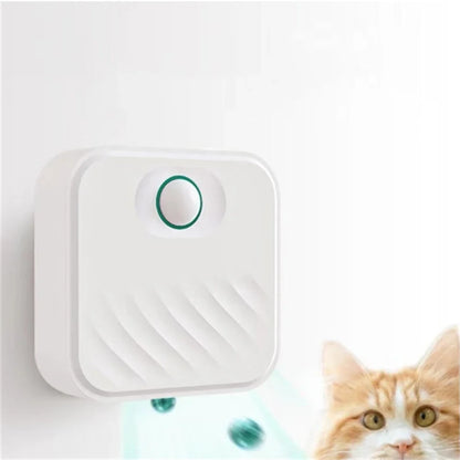 Smart Cat Litter Box Odor Purifier - Rechargeable Air Deodorizer