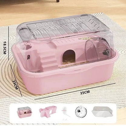 Large Hamster Cage with Acrylic Panels