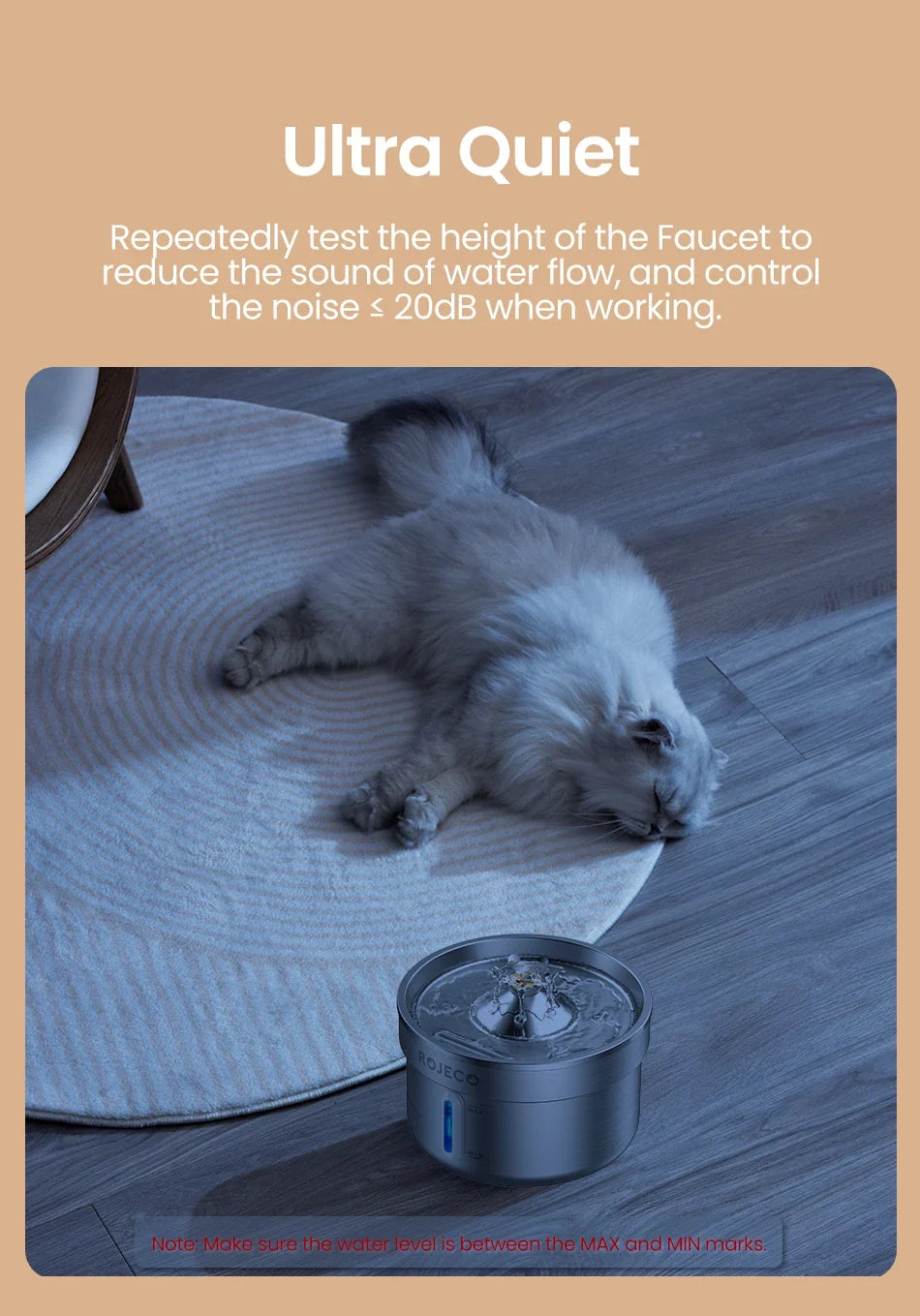 Stainless Steel Pet Water Fountain - Rechargeable Automatic Drinking Fountain for Dogs & Cats