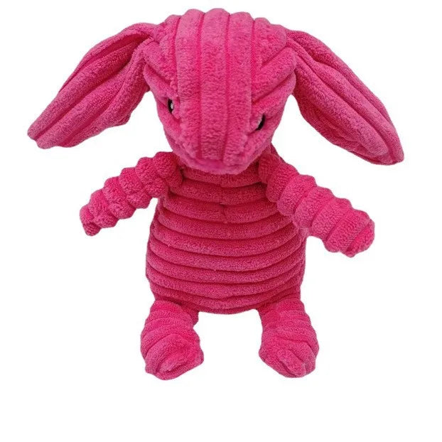 Donkey Shape Squeaky Plush Chew Toy for Dogs and Puppies
