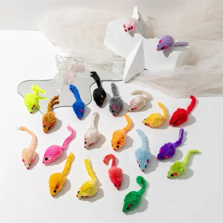 Plush Catnip Mouse Toy for Cats