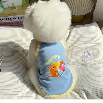 2-in-1 Cooling Slip Dress & Vest for Small Dogs & Cats | Breathable Summer Princess Skirt for Chihuahuas & Puppies