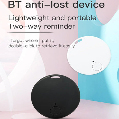 Round Bluetooth Anti-Lost Tracker Tag for Pets, Keys & Bags