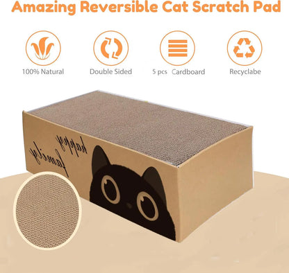 Cardboard Cat Scratching Pad & Bed Combo