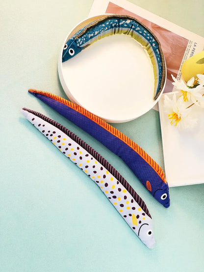 Eel-Shaped Catnip Toy