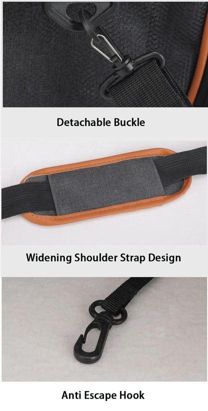 Anti-Collapse Pet Carrier Handbag with Storage Pockets