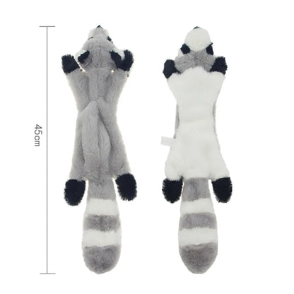 Stuffing-Free Squeaky Dog Toy with Crinkle
