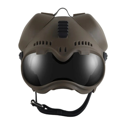 K9 Tactical Dog Helmet with Dual Goggles for Medium & Large Working Dogs