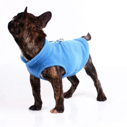 Fleece Vest Jacket for Small Dogs & Cats | Warm Winter Coat for Chihuahuas & French Bulldogs