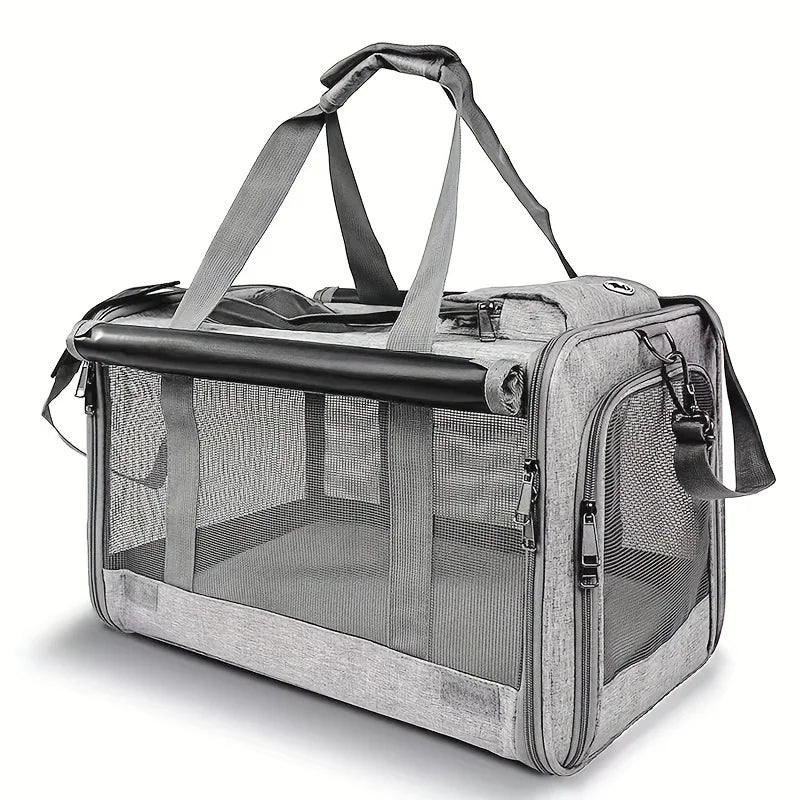 Soft-Sided Pet Carrier for Large & Medium Cats and Puppies