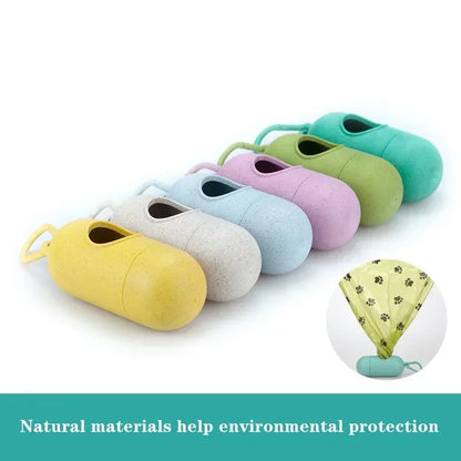 Dog Poop Bag Dispenser with Waste Bags - Convenient Holder for Dog Walks