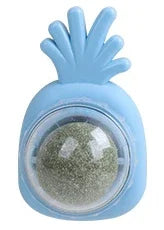 Catnip Wall Ball - Natural Edible Cat Mint Toy for Hairball Relief