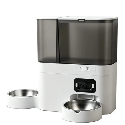5L+3L Smart Automatic Pet Feeder with WiFi, Camera & Water Dispenser