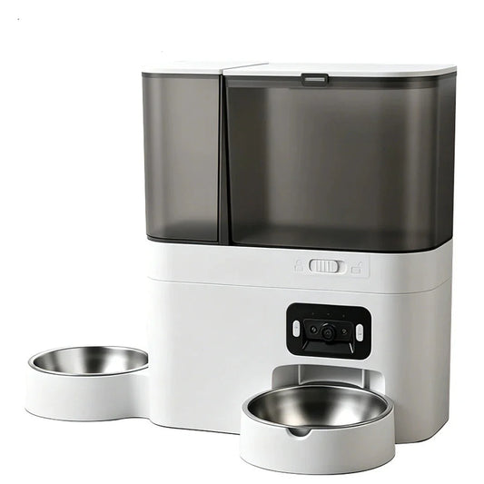 5L+3L Smart Automatic Pet Feeder with WiFi, Camera & Water Dispenser