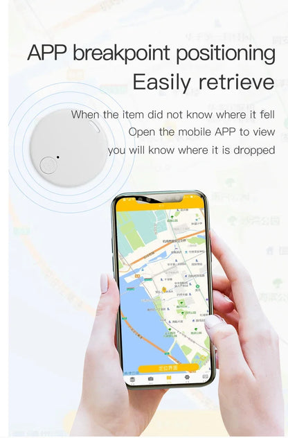 Slim Square Bluetooth Anti-Lost Tracker — 10+ Month Battery Life
