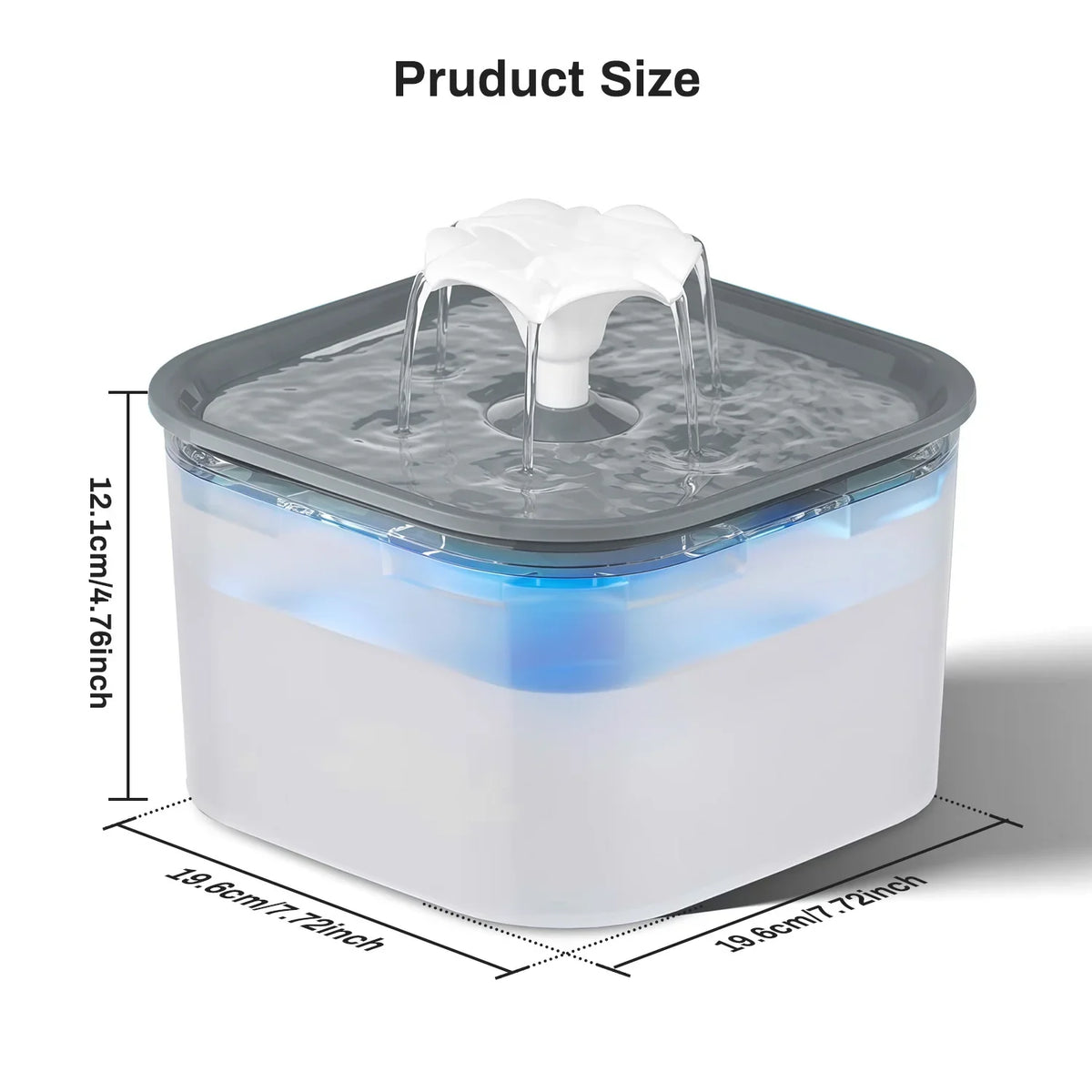 2.5L Silent Pet Water Fountain — Filtered Indoor Drinking Dispenser for Cats & Dogs