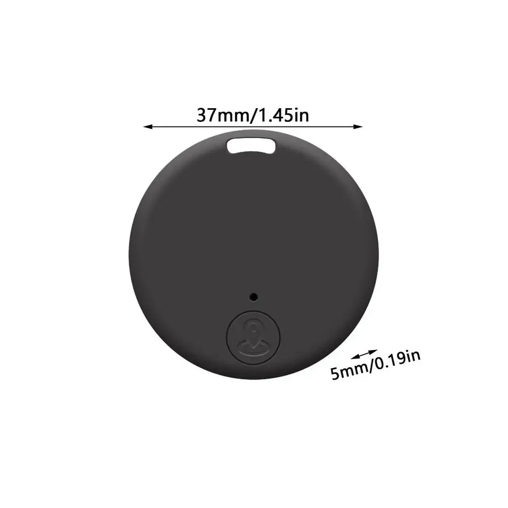 Round Bluetooth Anti-Lost Tracker Tag for Pets, Keys & Bags