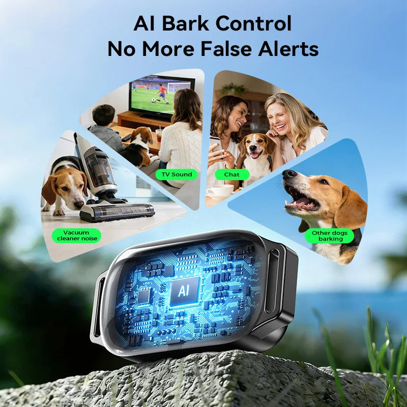 1000m Remote Dog Training Collar with Vibration & Bark Control