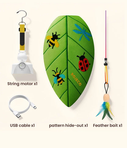 Automatic Hanging Laser & Feather Cat Toy