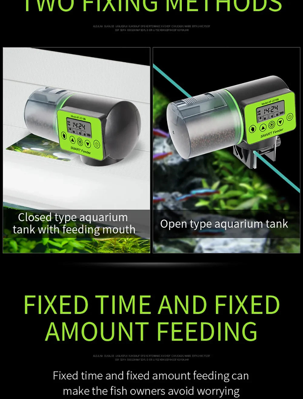 Automatic Fish Feeder - Digital Timer for Aquarium & Turtle Tank