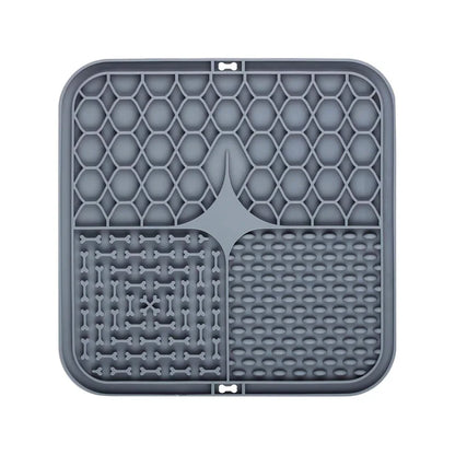 Silicone Lick Mat for Dogs — Slow Feeder & Bath Distraction